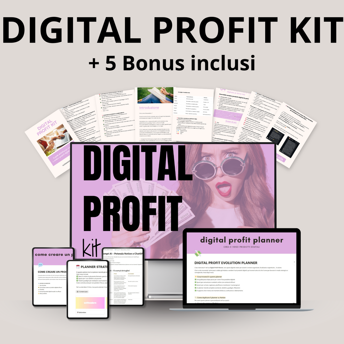 The Digital Profit Kit - Lancia il tuo prodotto digitale in una settimana (anche se parti da zero!)