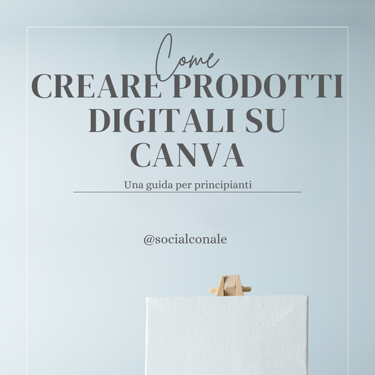 Guida "Come creare prodotti digitali su Canva" PLR