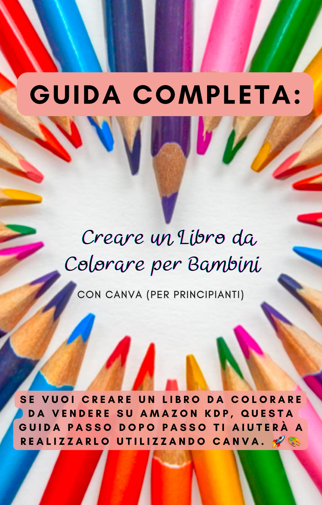 Guida Completa: Creare un Libro da Colorare per Bambini con Canva (per principianti) PLR