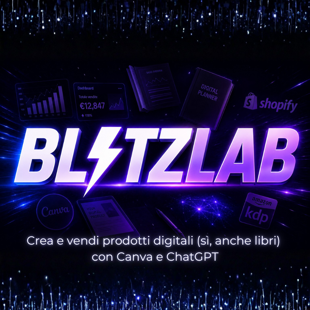 BLITZLAB – La Masterclass per Creare e Vendere Prodotti Digitali